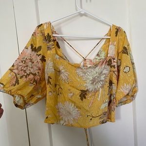H&M tie back blouse- Size XL